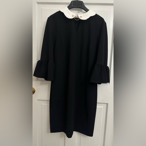 Ivanka Trump Bell Sleeve Collared Dress - Picture 2 of 12